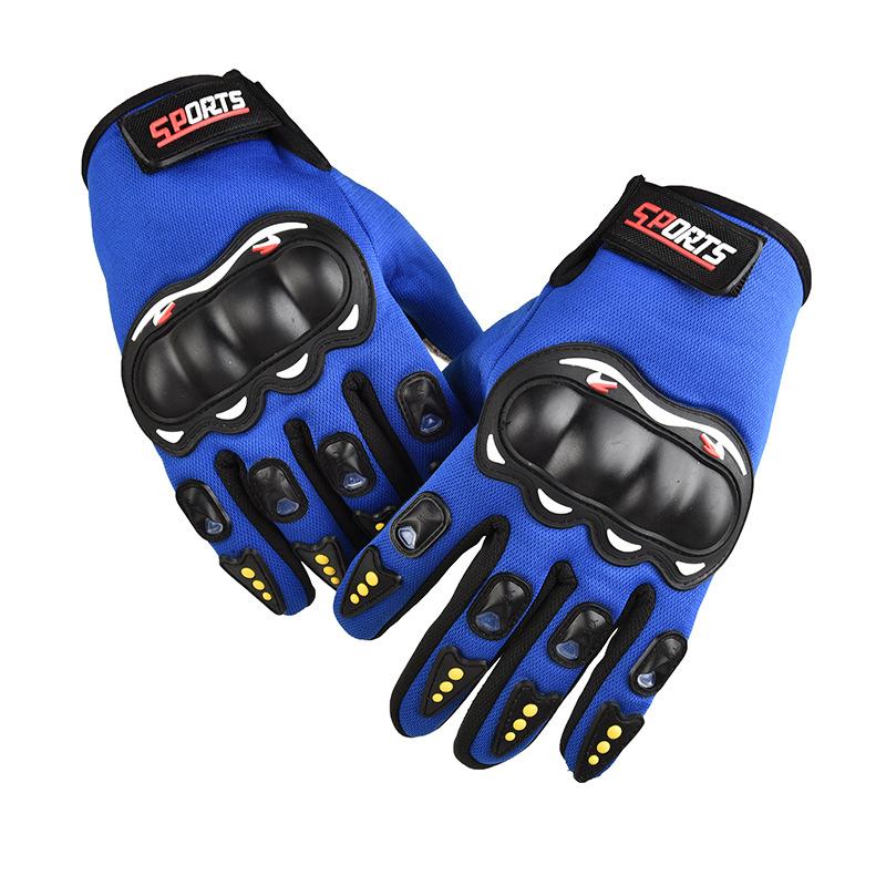 Full finger riding gloves men's autumn and winter outdoor off-road motorcycle electric vehicle non-slip protective locomotive long finger gloves