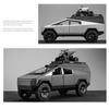 1/24 Tesla Cybertruck Camping RV Alloy Die Cast Toy Car Model Sound and Light Children's Toy Collectibles Birthday Gift