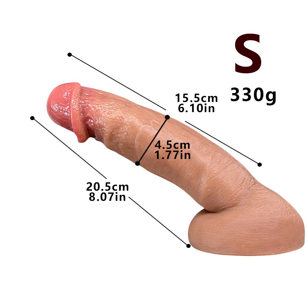 Double Liquid Silicone Artificial Penis Makeup Female Masturbator Thick Long Vacation Penis Adult Sexual Supplies