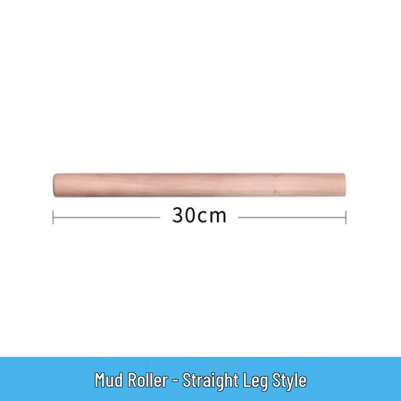 Handmade Clay Sculpture Tools: Clay Roller, Rolling Pin, Stick, Board for DIY Pottery