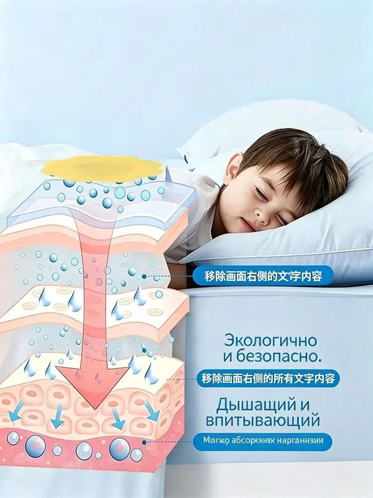 Kinder-Enuresis-Pflaster, Natürliche Inhaltsstoffe. zur Behandlung von nächtlichem Harndrang, Harnverlust und Harninkontinenz bei Kindern.