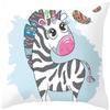 Ins Net Celebrity Cartoon Unicorn Pillow Sofa Pillow Cushion Cover Hot Household Items One Drop Delive