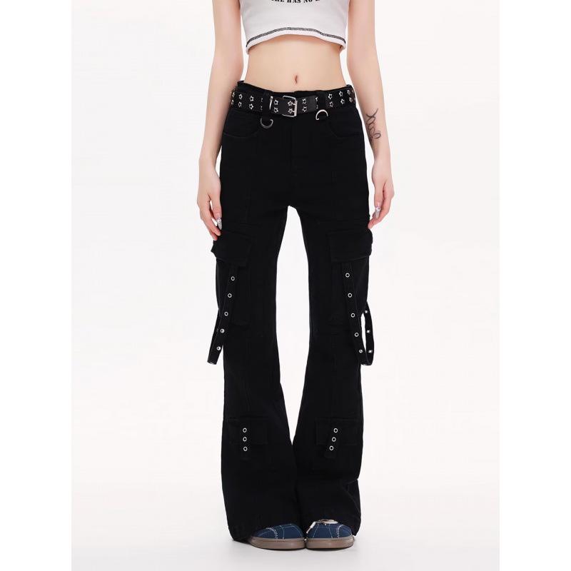Versatile Japanese Harajuku Style Jeans - Trendy, Artistic, Unisex Long Pants M