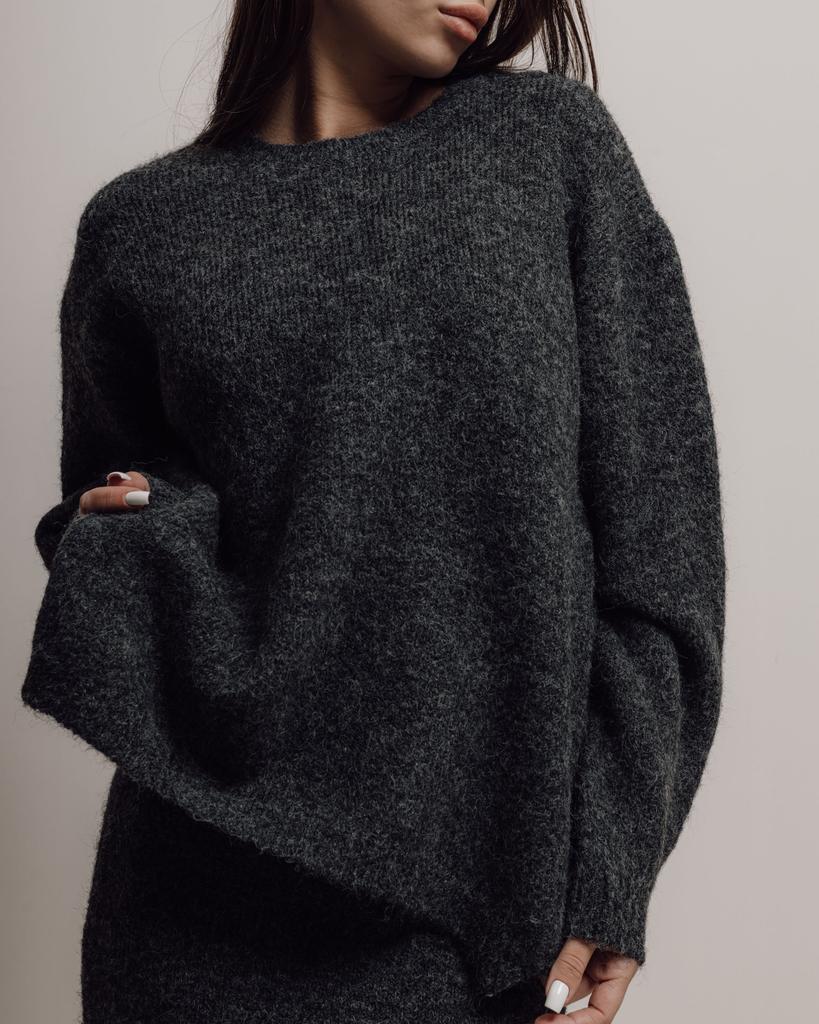 Women's Suit 4333 Gray Skirt Jacket
