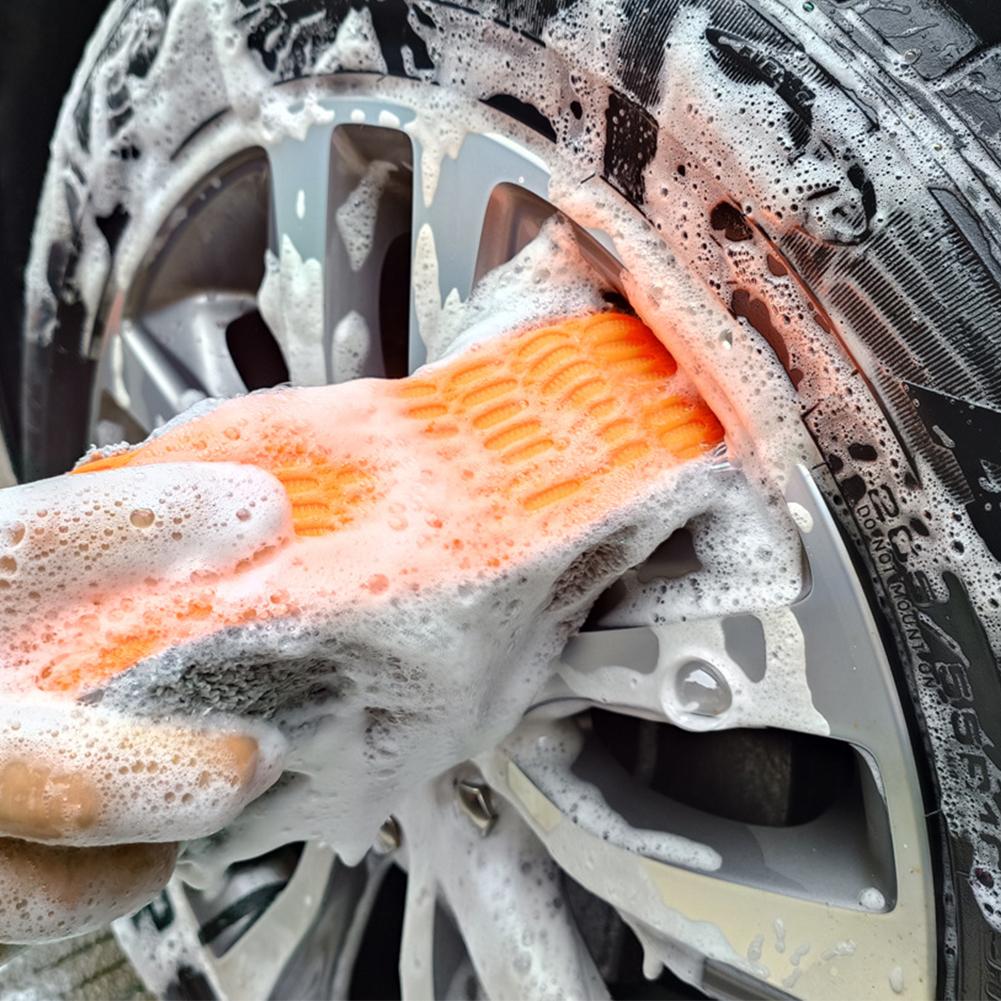 Gąbka do mycia samochodu Blok do czyszczenia samochodu i motocykla Duży rozmiar Gąbka Szczotka Narzędzie do usuwania kurzu z samochodu
