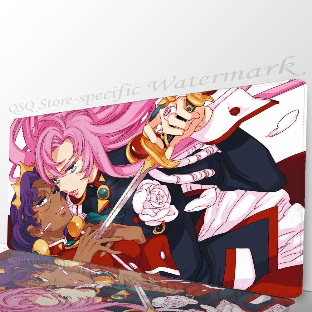 Revolutionary Girl U-Utena Anim Mousepad Mouse Mat Desk Mat With Pad Gaming Accessories Prime Gaming XXL Keyboard Pad Padding