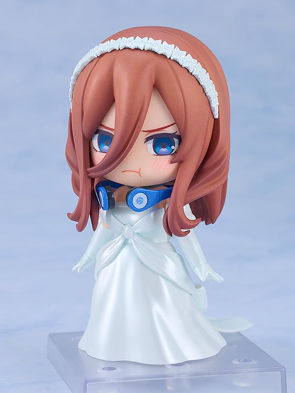 Nendoroid The Quintessential Quintuplets Miku Nakano Wedding Dress Plastic Painted Movable Figure Ver. Non-scale