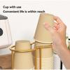 Large Capacity Cup Storage Shelf Metal Cup Storage Rack Organizier Kitchen Paper Cup Holder
