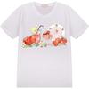 Teen Girls' Cute Graphic Tees Japanese Style Strawberry Lolita Summer Short Sleeve Tops T Shirt