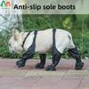 Waterproof Dog Boots Anti-Slip Dog Shoes,Rugged Rubber Sole,Pet Paw Protector, Dirty-Proof&Anti-Fall Dog Outdoor Walking Running