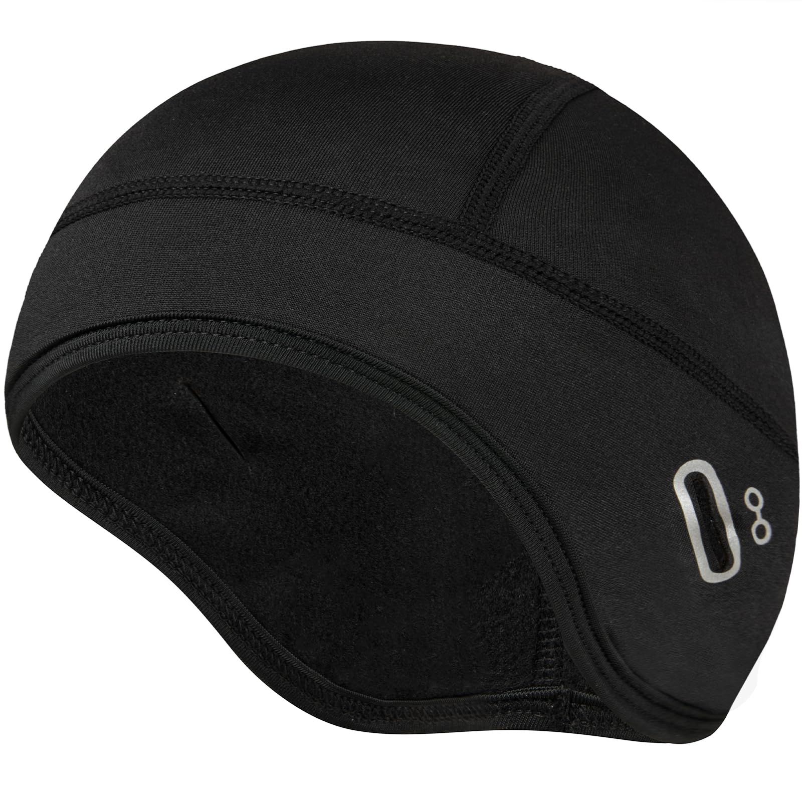 

HEROUT Cycling Cap with Fleece Helmet Inner Hat with Glasses Perfect for and Construction Work Men s Earmuffs, Winter/Autumn Warmth, Lining, чёрный