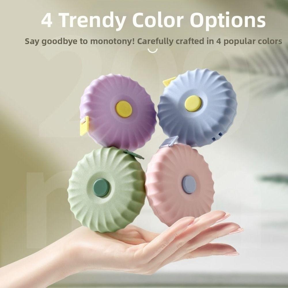 One Click Rebound Soft Leather Ruler Multifunctional Clothing Tailor Ruler  Clothing Tailor