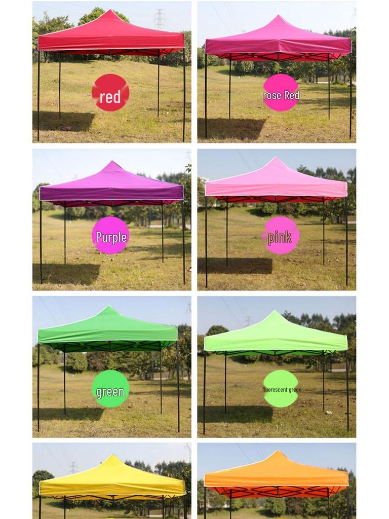Large Telescopic Outdoor Advertising Tent: Folding Rainproof Canopy and Sunshade with Four-Legged Design