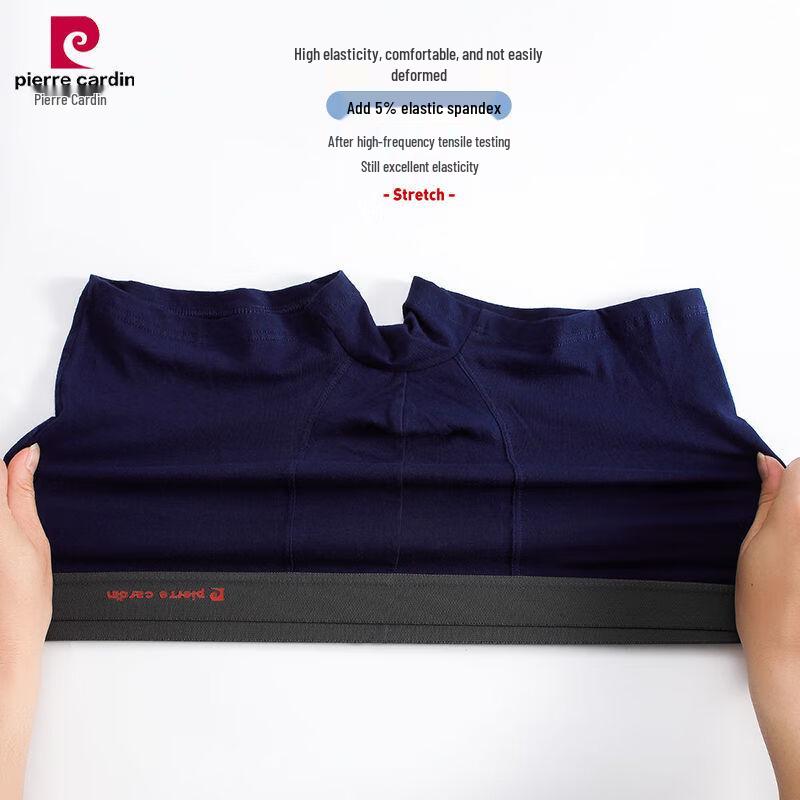 Pierre Cardin Men's 3-Pack Mid-Waist Cotton Boxer Briefs