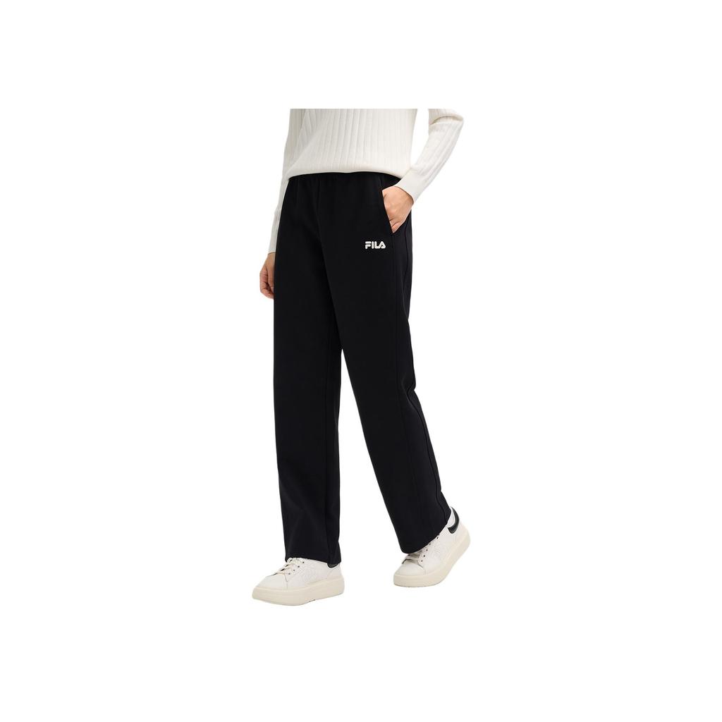 FILA Simple Comfortable Versatile Casual Pants Women bottoms Black F11W518612FBK