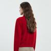 PALUOPO Semi-High Neck Pure Cashmere Knit Cardigan