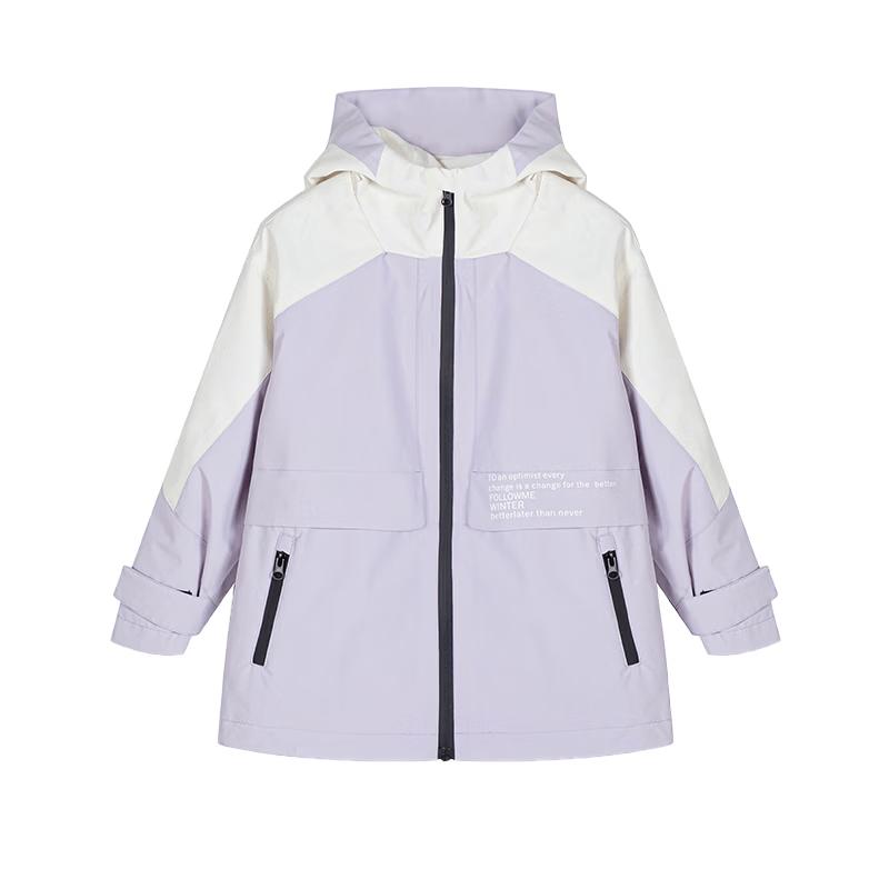 Flo Romy Girls  Hooded Windproof Soft Shell Jacket 140