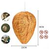 Realistic Waterproof Courtyard lantern Non-Toxic Plastic Wasp Nest Decoy Paper Hanging Fake Wasp Nest Drive Insects