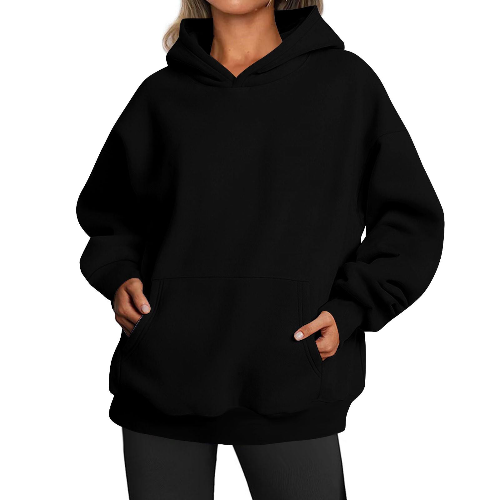 Женские модные повседневные универсальные повседневные толстовки с круглым вырезом — фото 6