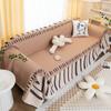 Cotton Linen Sofa Cover Cloth High-Grade Sofa Towel Non-Slip Four Seasons Universal Anti-Scratching Sofa Cushion