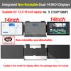 14" 14.1"Portable dual monitor FHD IPS screen Plug&Play USB-C laptop extender Triple Laptop Screen Extender  Second display