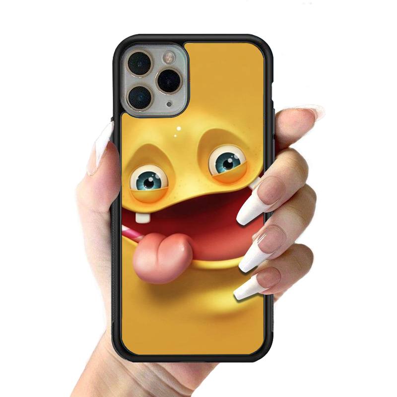 

Чехол для телефона с забавным лицом, силиконовый чехол из ПК+ТПУ для iPhone 11 12 13 Pro Max 8 7 6 Plus X SE XR, жесткие чехлы iphone 14