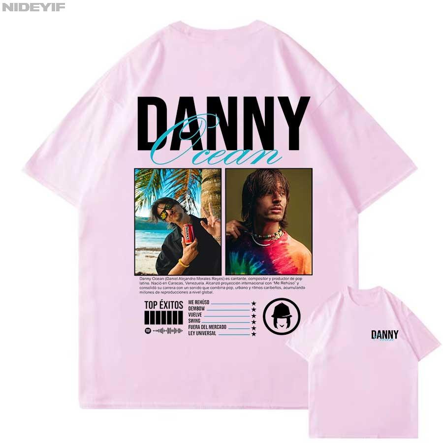 Rapper Danny Ocean Graphic T shirt for Unisex Women Hiphop Streetwear Oversized Tops 100 Cotton TShirt DNO1