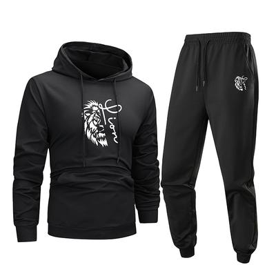 Sportanzug Hoodie Zweiteiliger Sportanzug Herren Laufanzug