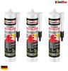 IsolBau Bitumen Adhesive and Sealant Bitumenkleber 3 x 300ml
