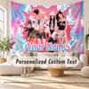 Custom Name Wall Hanging Tapestry,aespa Decorative Backdrop Tapestry For Dorm Home