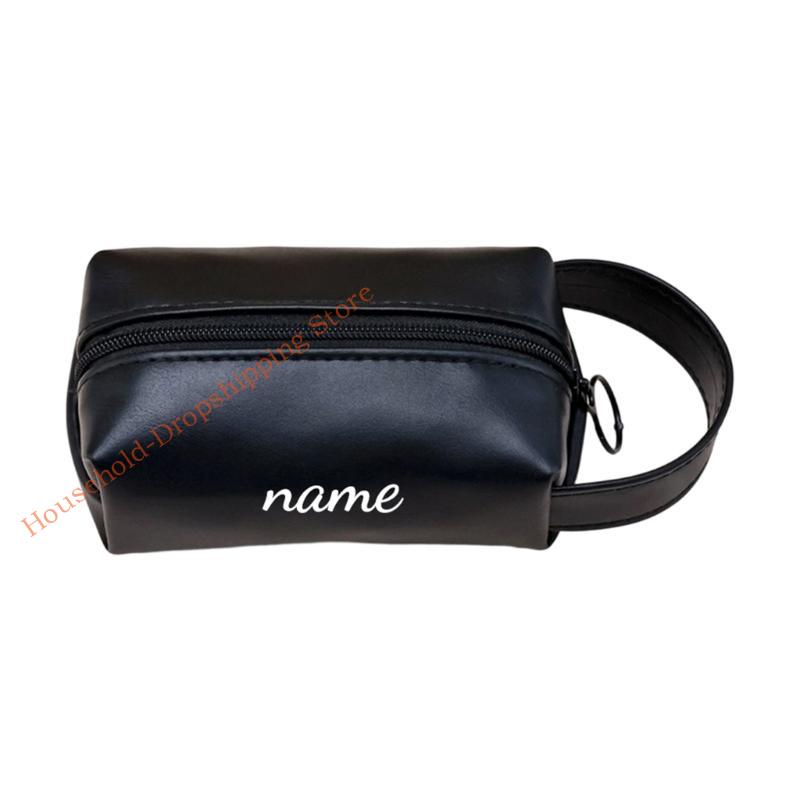 Large Capacity Portable Cosmetic Organizers Waterproof PU Polyester Travel Jewelry Pouches Compact Cosmetic Bag 85AD