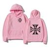 West Coast Iron Cross Choppers Bedruckter Herren Kapuzenpullover Mode Cooles Sweatshirt Unisex Mode Fleece Übergroßer Hoodie Streetwear