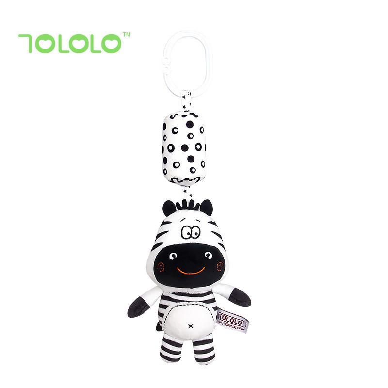 TOLOLO Baby Cartoon Animal Black & White Crib Mobile Toy