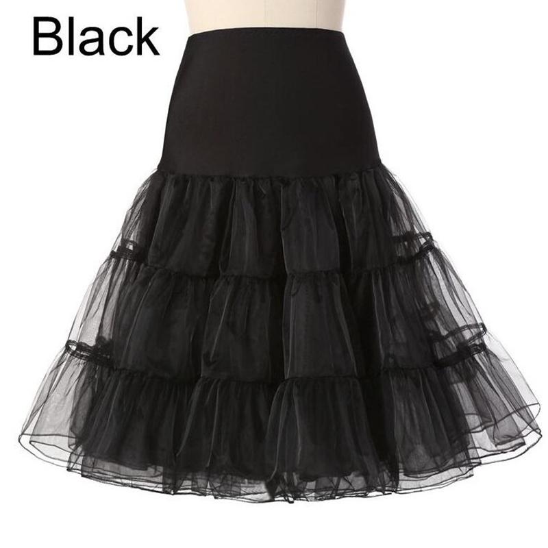 Пышный подъюбник для платьев Лолиты и свадебных платьев Black,L