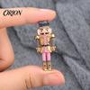 Decorative Suit Accessory Christmas Nutcracker Brooch Pin, Rhinestone Enamel Soldier Badge for Alloy Jewelry Women Men, Xmas Holiday Coats Sweaters