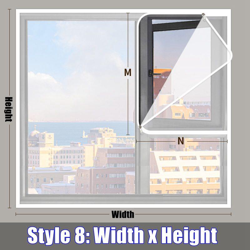 Winter  Window Curtain Keep Warm Transparent Film With Double Zipper Windproof Self-Adhesive Clear Soft Glass Shrink Heat Film