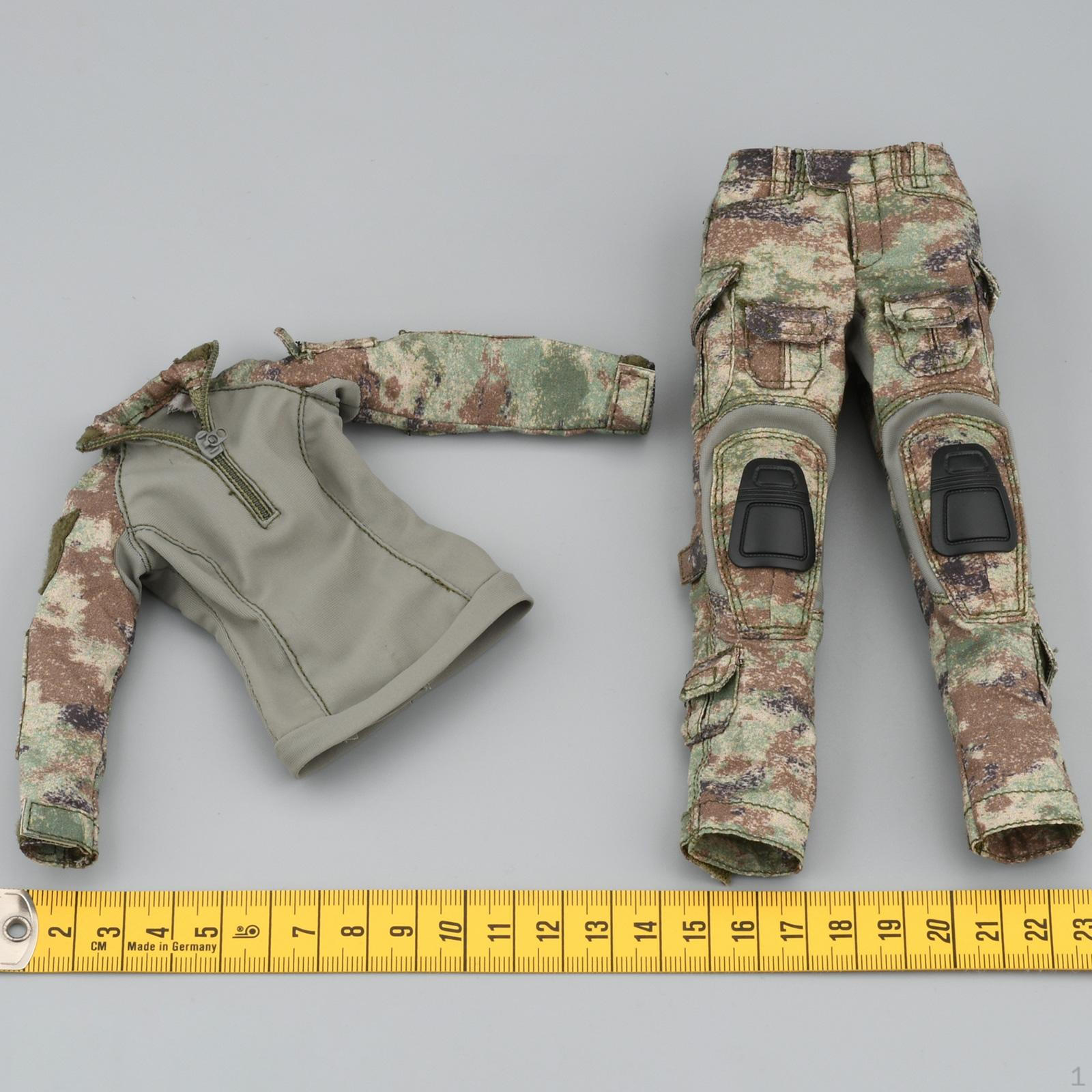 

1/6 Фигурка Униформа, 12 Кукольные наряды Полный комплект, Одевание, Мини Мягкий Стильный 12 дюймов