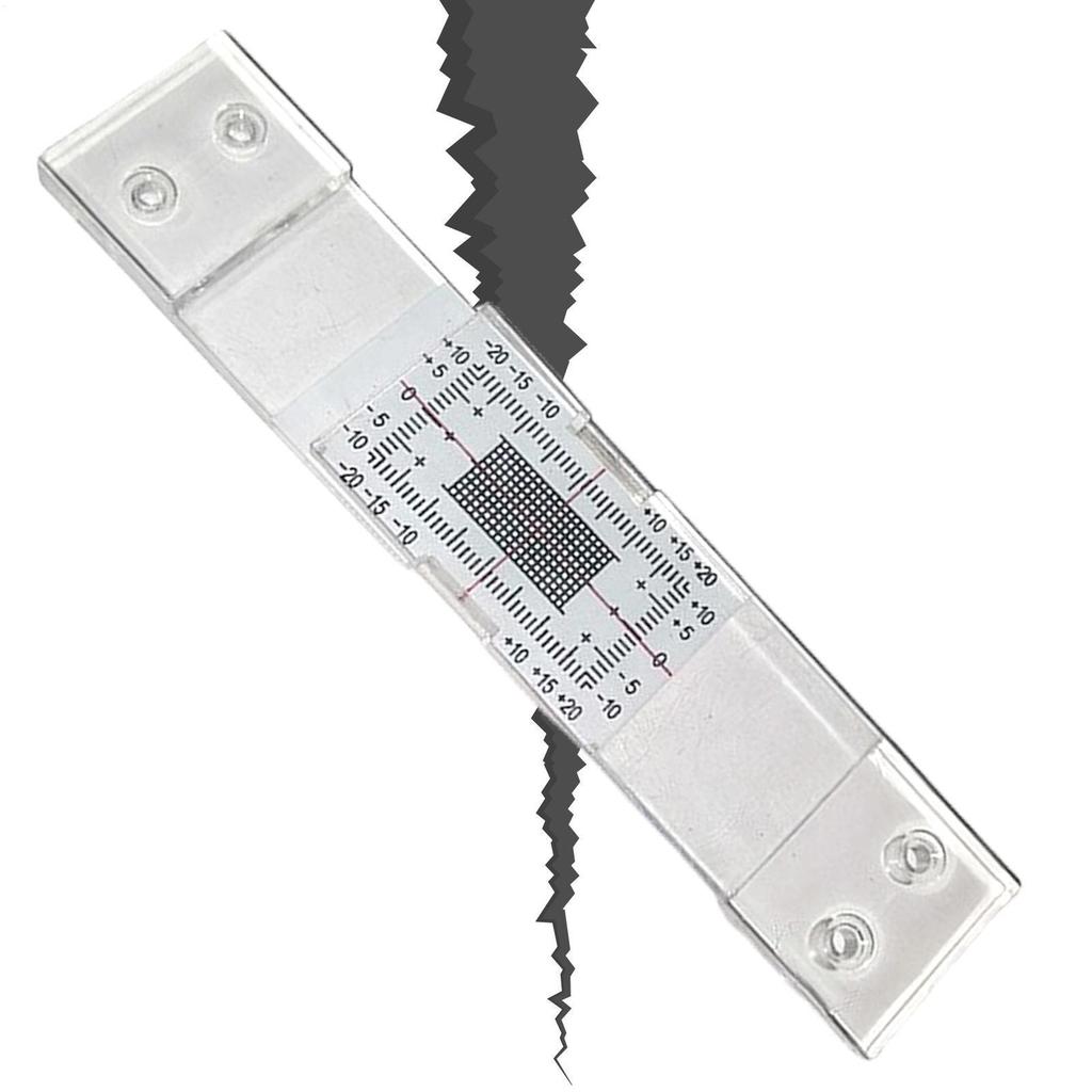 Concrete Crack Monitor Crack Monitoring Record Tool Crack Measuring Instrument Horizontal Vertical Measurement Device for Wall
