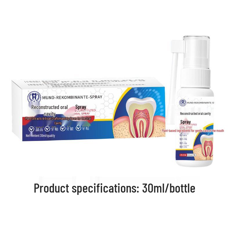 Herbal Whitening Antibacterial Oral Spray for Gum Care and Fresh Breath