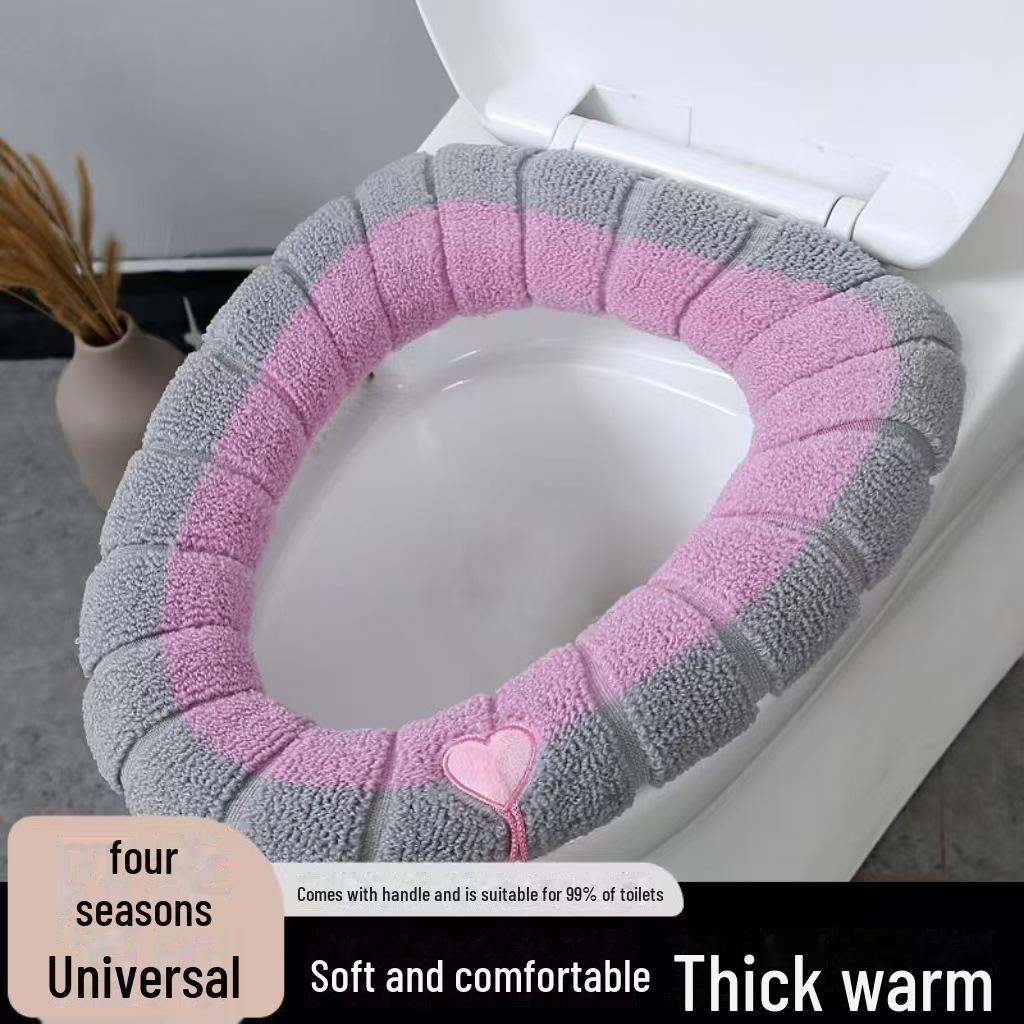 Waterproof Travel Toilet Mat - Four Seasons, Thick, Universal, Winter Warm Cover Stickers