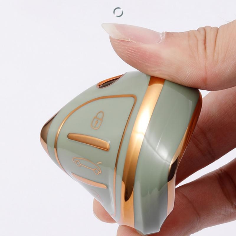 NEW TPU Car Key Case Cover Bag For Peugeot 107 207 307 407 308 607 Full Shell Keychain Accessories