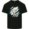Torn Guatemala Flag Guatemalan Day Football Unisexs Light Cotton TShirt