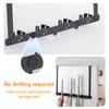 Mop and Broom Organizer Mop Holder Rack Wall Mounted Multi-Functional Drilling Free Broom Holder Tool Bathroom Kitchen Storage
