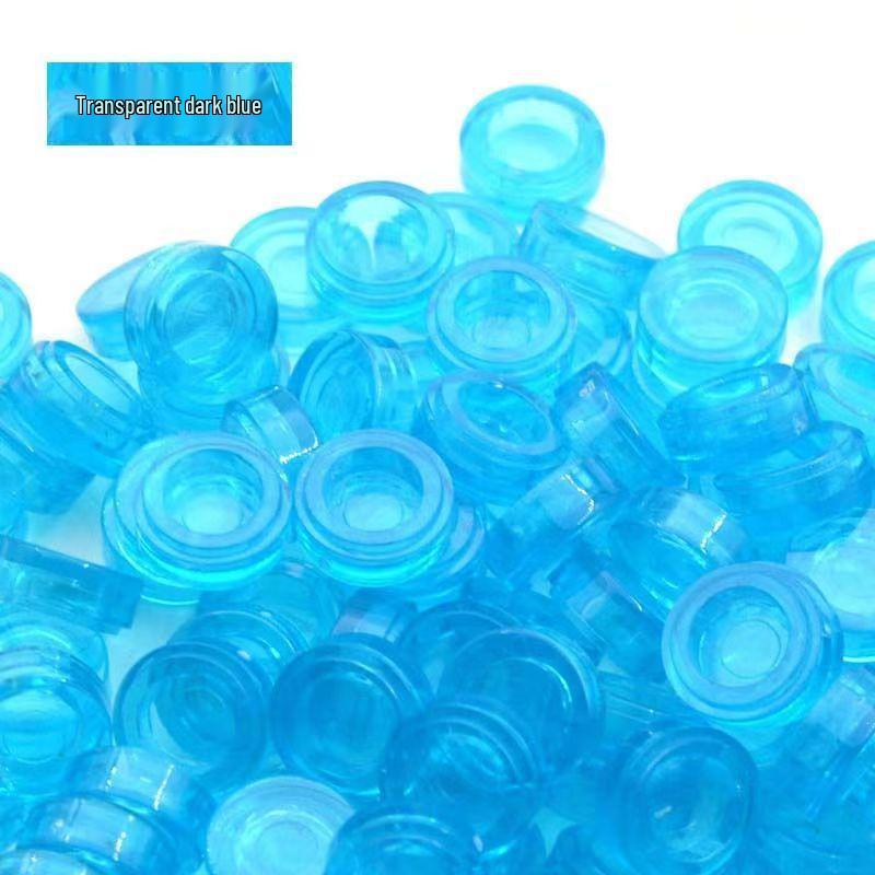 

Совместимые с Lego 98138 Круглые строительные блоки - Мелкие детали для пиксель-арта MOC, Отдельные гладкие пластины 1x1 с отверстием, аксессуары 100g (approx. 900 pieces)