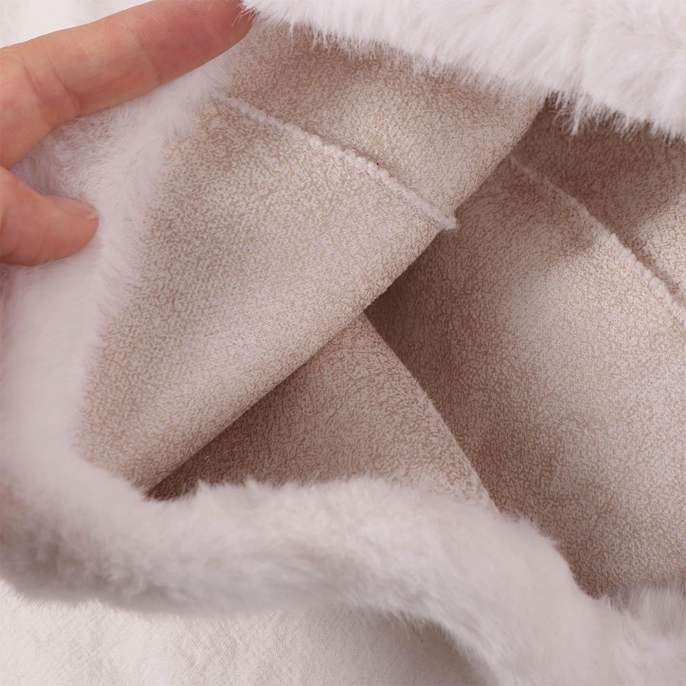 Warme Kunstfellmütze Flauschige Damen-Beanie-Mützen Hübsche Bärenohrenmütze Weiblich