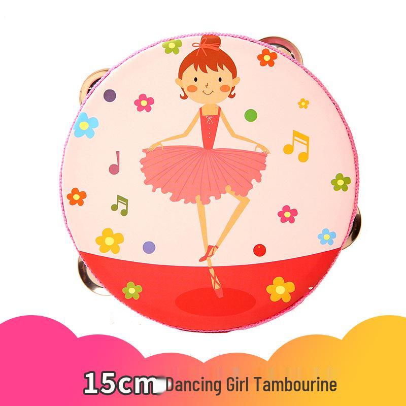Wooden Tambourine for Early Childhood Music and Dance