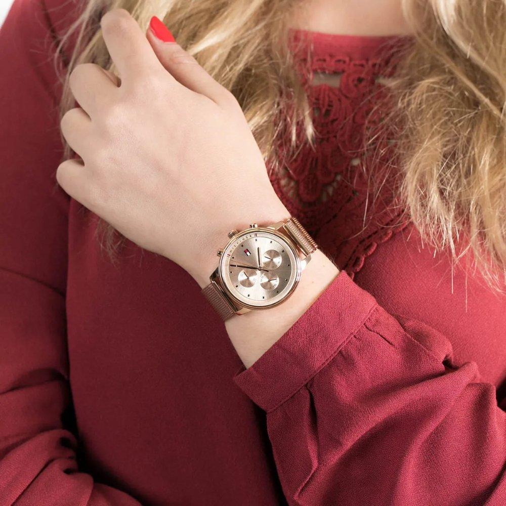 Tommy Hilfiger 1781907 Chronograph Rose Gold Ladies Watch