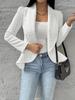 2025 Women's New Autumn/Winter Solid Color Cardigan Jacket