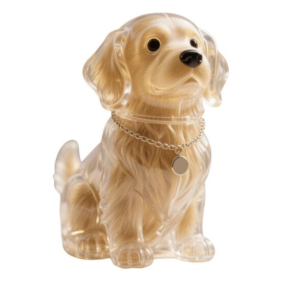 

Брелок-шарм для сбора шерсти собаки, памятная шкатулка для хранения, кулон для хранения шерсти щенка, сувенир, прозрачная бутылочка для шерсти питомца