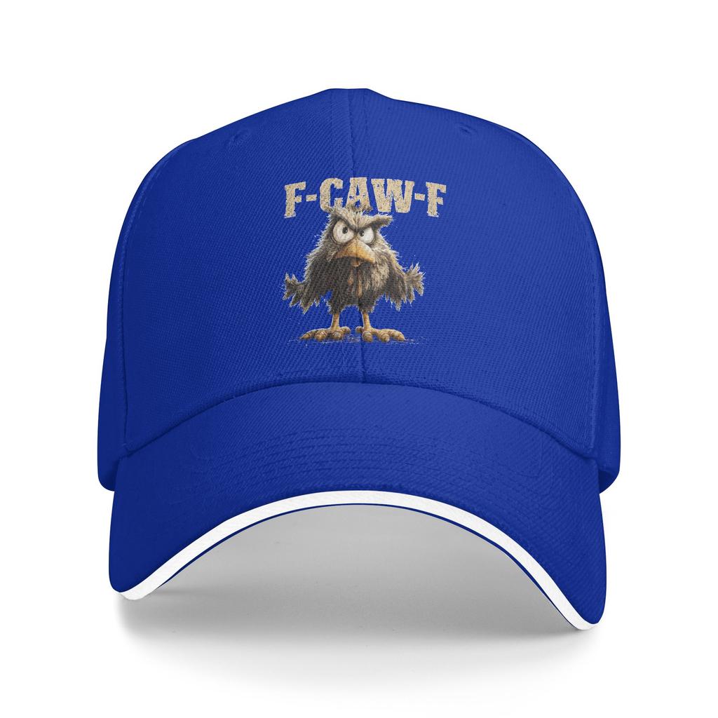 Funny F-Caw-F Chicken Scream Quote Rooster Meme Baseball Cap  Unisex Trucker Hat Spring Retro Hiking Hot Sale Baseball Caps